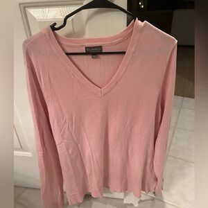 STYLE & CO v-neck sweater - pink - XL